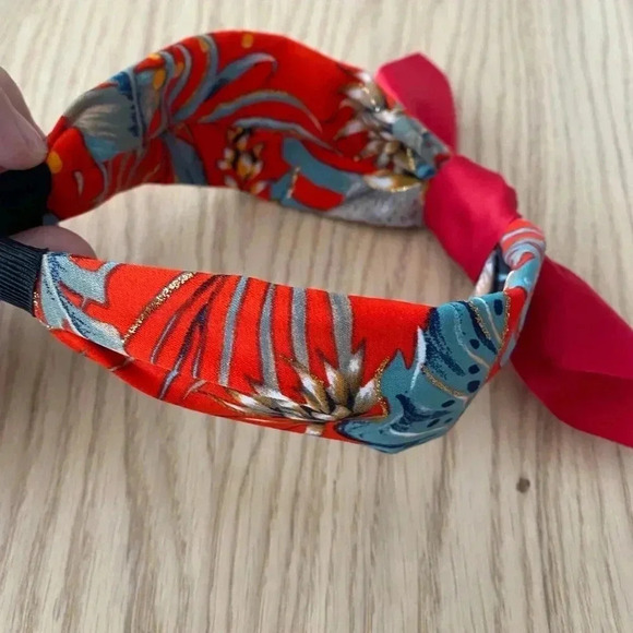 🆕Red Summer Multi-print Bow Knot Headband🆕 - Picture 5 of 6